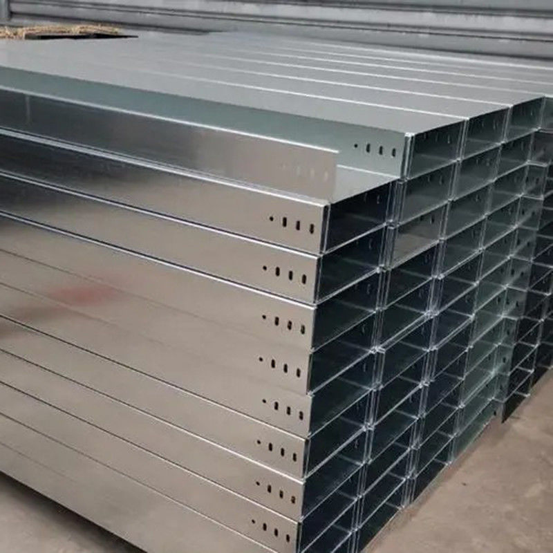 Gerenciamento de cabos Caixa de cabos de aço galvanizado Tipo de escada / tipo de fosso / tipo de canal